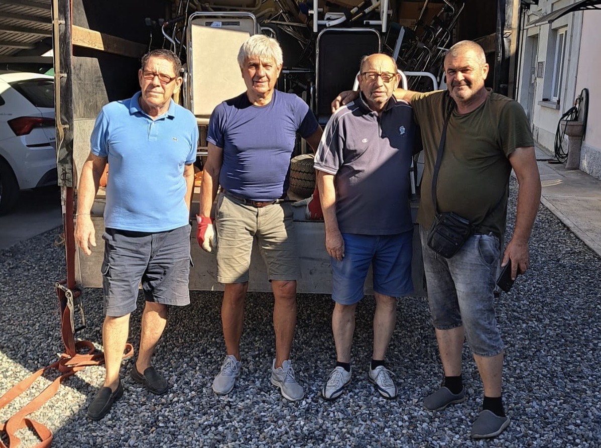 I Volontari addetti al magazzino de Il Samaritano OdV